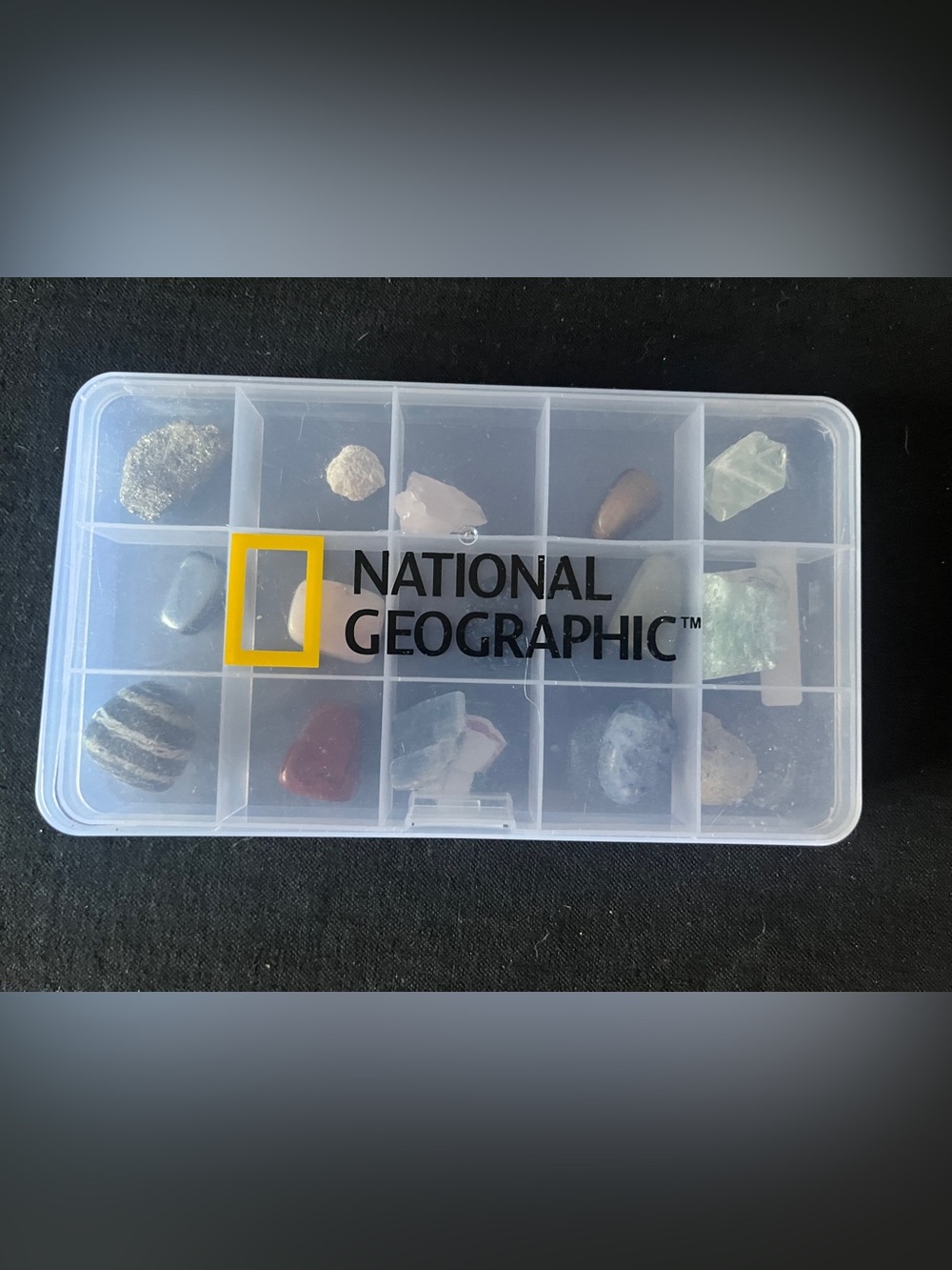 National Geographic Rock & Mineral Starter Kit with 15 Compartment Carry Case
